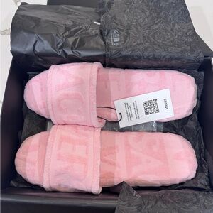 Versace Soft Pink Slippers